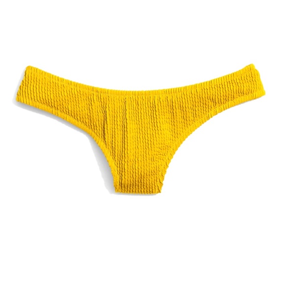 Madewell yellow Textured Bikini Bottoms - Picture 2 of 2